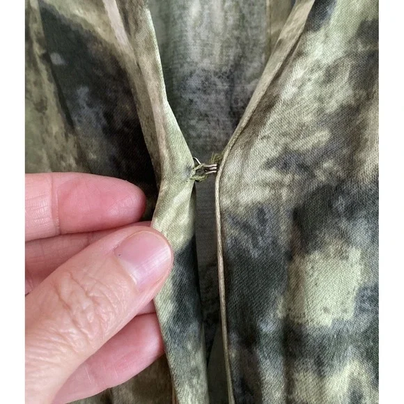 Anthropologie NWT The Somerset Jumpsuit Size Small Tall ST Women's Olive Green - Picture 3 of 14